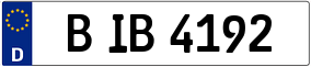 Truck License Plate